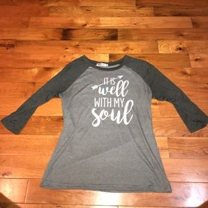 It Is Well With My Soul Baseball tee